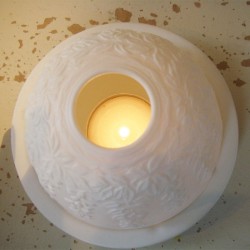 Bomboniera porta tealight in cermica